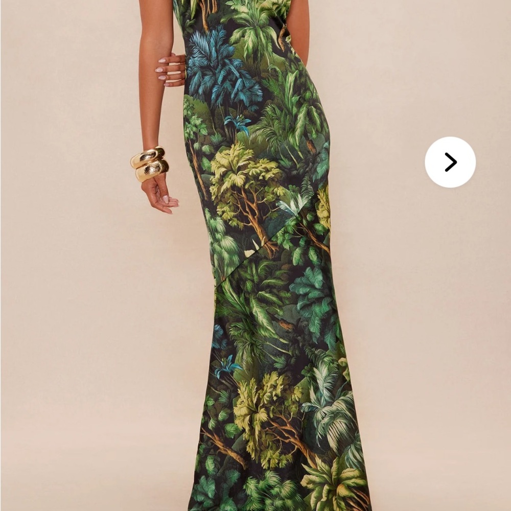 Fashion Nova Vibrant Jungle Maxi Dress